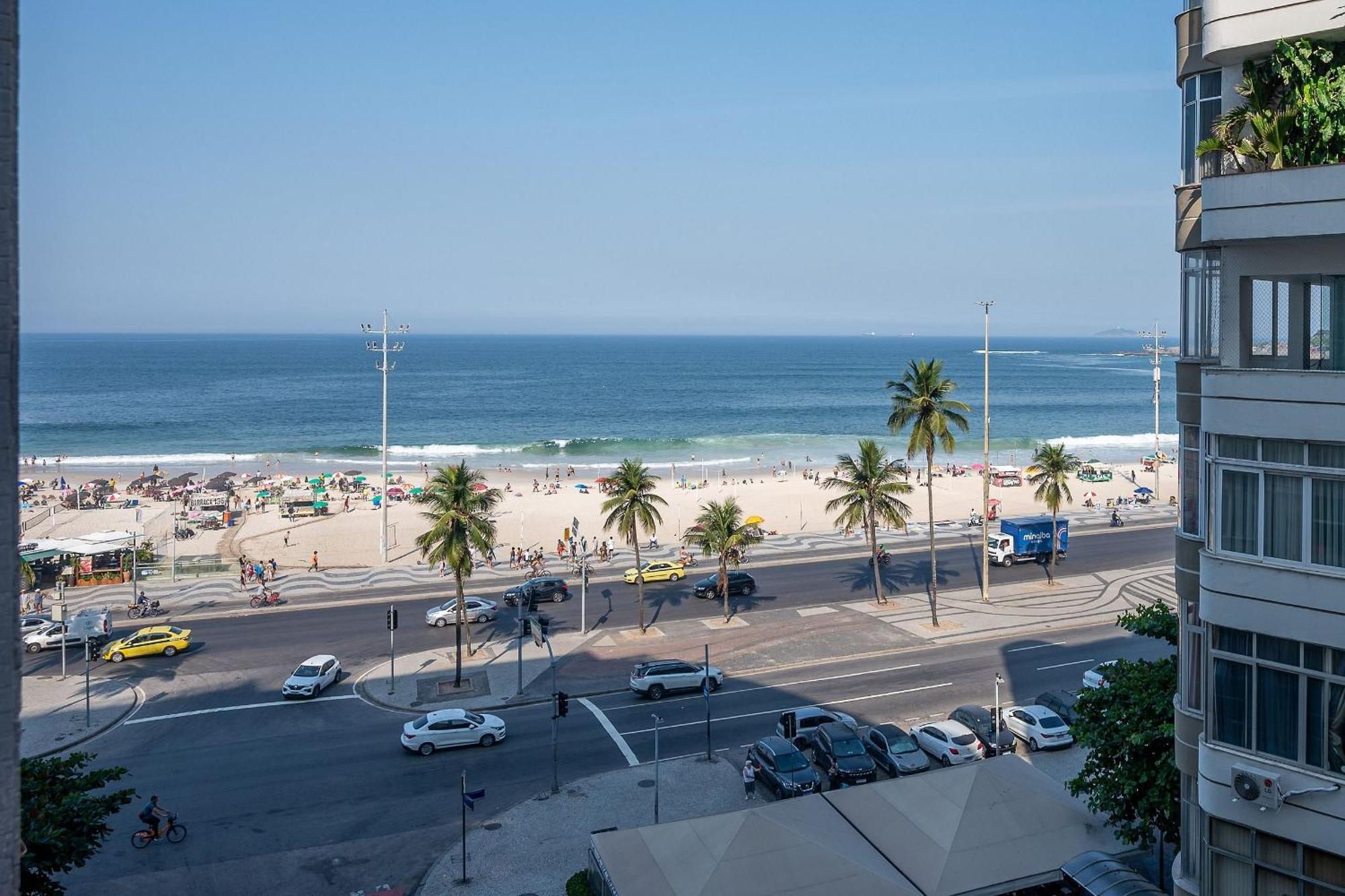 Vista Para A Praia De Copacabana, Quarto E Sala Rio de Janeiro Exterior foto